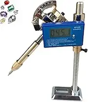 Digital Display Angle Manipulator, Gemstones Faceting Machine, 32-96 Index Faceting Machine, Height Adjustable, Gemstones Grinding Faceted Manipulator for Jewel Jade Polishing(80 Index)