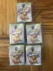 Pokemon Prismatic Evolutions Eevee Sleeves 5 Pack Bundle 325 Sleeves Total