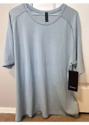 NWT$78 Lululemon Metal Vent Tech SS 2.0 Size XXL Blue PERO/BZEB