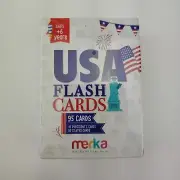 MERKA USA Americana Educational Flashcards Learn Presidents States 95 Cards