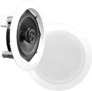 Pyle PDIC61RD in-Wall/in-Ceiling Dual 6.5-Inch Speaker System, 2-Way, White