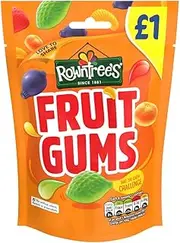 Rowntree's Fruit Gums 120g (Pack of 10)
