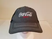 coca cola coke zero black and grey truckers mesh promo vintage style work hat