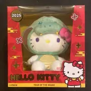 NEW Hello Kitty 8" Year of the Snake 2025 Boxed Plush Lunar New Year