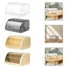 Bread Storage Organizer Portable Bread Box for Sundries Bakery Coffee Shop
