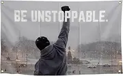 Be Unstoppable Inspirational Quote Wall Decor for Home Office Bedroom Living Room Kitchen Dining Room 3×5FT
