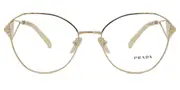 Prada PR 52ZV ZVN1O1 Women’s Glasses Gold Size 53 - Private Health Rebate - Blue Light Block Available
