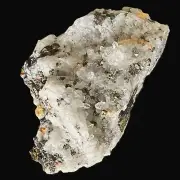 Pyrite & Dolomite Quartz crystal cluster
