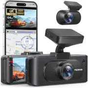 Dash Cam Front and Rear, True 4K/1080P Dual Dash Camera with STARVIS Sensor, HD