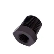 Aeroflow Brand Npt Pipe Reducer Black 1" Npt Male 1/2" Npt Female