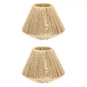 2 Pack lamp shades replacement Seagrass Lamp Shade table lamp lampshades Woven