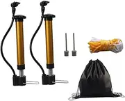 SUPVOX 1 Set Portable Foot Activated Tire Pump for Basketball Football Including Pumps Needles Mesh Bag and Ball Bag Dismountable Frost High Temperature Resistant Lightweight Design