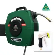 Retractable Garden Water Hose Reel 15meter With Trigger Spray "AUSTRALIAN MADE"