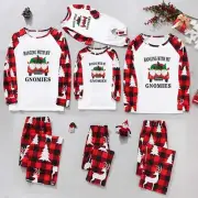 Matching Family Christmas Pajamas Set Long Sleeve Festival Party Pj Sets New