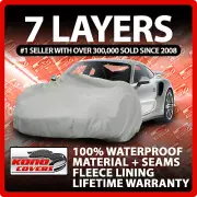 7 Layer Car Cover Indoor Outdoor Waterproof Breathable Layers Fleece Lining 7278 (for: Jensen)