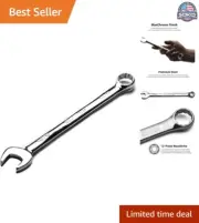1-3/16-Inch Combination Wrench - Premium Chrome Vanadium Steel - 12 Point