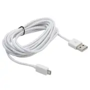 283cm/9.28ft Universal Controller Power Cord Cable Micro USB For Game Device