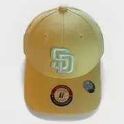 New Youth Flex Fit San Diego Padres Twins Enterprise Hat Embroidered Cap Yellow