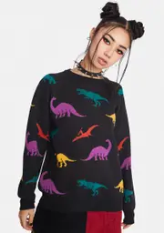 [Dangerfield] Dino Days Knit Sweater