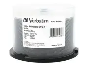 Verbatim DataLifePlus White Inkjet DVD-R Media 16x 4.7GB 50-Pack Spindle