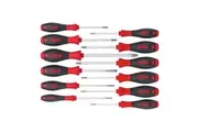Wiha Softfinish Screwdriver Set, 12 Piece (Multi Colour) (One Size)