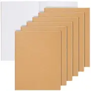 6 Pack Large Bulk Sketchbook Journals, Blank Books Notebooks for Kids, Studen...