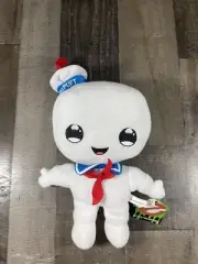 Toy Factory Ghostbusters Smile Stay Puft Marshmallow Plush 8” White NWT 2016