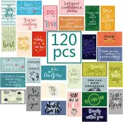Outus 120 Pcs Motivational Encouragement Quote Cards Inspirational Kindness Appr