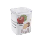 Multipurpose Plastic Airtight Food Container Fruits and Nuts Storage Box 13*13*16 cm 1.7 Litre