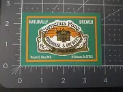 MCMENAMINS BREWERY oregon Cornelius Pass STICKER decal craft beer brewing