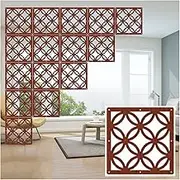 Hanging Room Divider, Waterproof Wood Plastic Partitions Panel Screen,Semi-Privacy 5mm Thick Bedroom Hotel Restaurant Decoration Screen,5 Styles