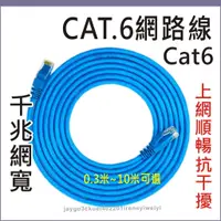在飛比找蝦皮購物優惠-網路線 CAT6 高速網路線 CAT.6 超六類 網線 RJ
