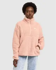 Women's Monika Qtr Zip - MAHOGANY ROSE - MAHOGANY ROSE