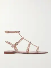 [Valentino Garavani] Valentino Garavani - Rockstud Leather Sandals - Blush - IT35 IT 35 Pink