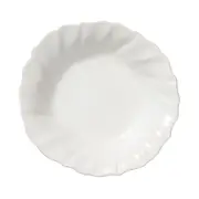 Vietri Incanto Stone White Ruffle Pasta Bowl