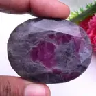 370 Cts Natural Sapphire With Ruby Spots Untreated Oval Cut Huge Size Gemstone