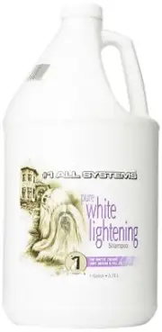 #1 All Systems Pure White Lightening Pet Shampoo, 1-Gallon