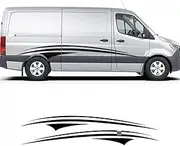2PCS Motorhome Car Door Side Graphics Vinyl Decal Auto Body Decor Stickers Camper Van Horsebox Caravan RV Decals Car Accessories