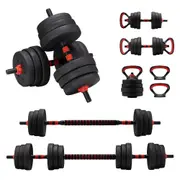 ProPulse 25KG Adjustable Dumbbell Barbell Set Home Gym Weights Exercise