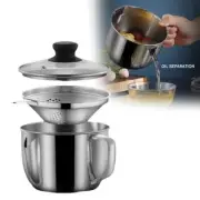 Stainless Steel Soup Sieve Cup grease trap + cover filter + Y0T1