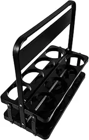 Happyyami 8-Pack Water Bottle Holder Collapsible Drink Carrier for Sports Beer Rack Easy to Fold Design