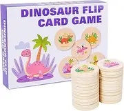 Memory Matching Game | Early Developmental Toys | Logical Thinking Training Toys for Children Aged 3+, Dinosaur Pattern Educational Learning Playset