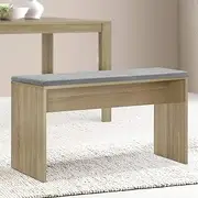 Artiss Dining Chairs 90 x 36cm Bench Kitchen Benches Seat Couch Chair Nursing Seats Reading Seating Home Living Room Bedroom Cafe Office Furniture, 2 Seater, with 3cm Thick Padding