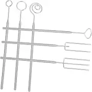 ABOOFAN 1 Set Stainless Steel Chocolate Dipping Fork Set Fondue Tools for Easy Chocolate Cheese Cake Decoration Portable Easy to Clean Tools