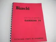 1962 Bianchi Gardena 75 Motorcycle Parts Calaog-NEW