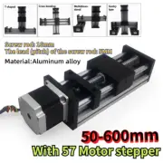 Actuator Rail Motion Slide Guide CNC Linear Stroke With Stage 57 Motor Stepper