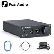 Fosi Audio Q5 Headphone Amplifier DAC w/Bass Treble Control Digital to Analog AU