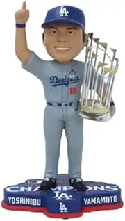 FOCO Yoshinobu Yamamoto (Los Angeles Dodgers) 2024 World Series Bobblehead