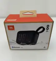JBL - Go 4 Portable Bluetooth Speaker - Black - New Box (closed)