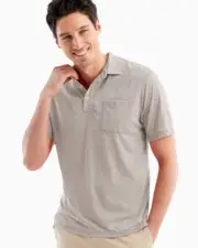 Johnnie O - Men's The Local Polo Shirt - Quarry Grey - NWT - Size XL